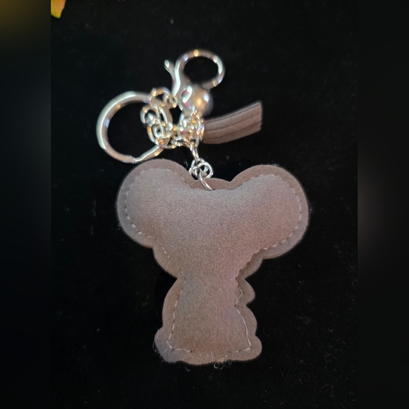 Sparkly Rhinestone Koala Bag Charm / Keychain with Tassel - Picture 2 of 2